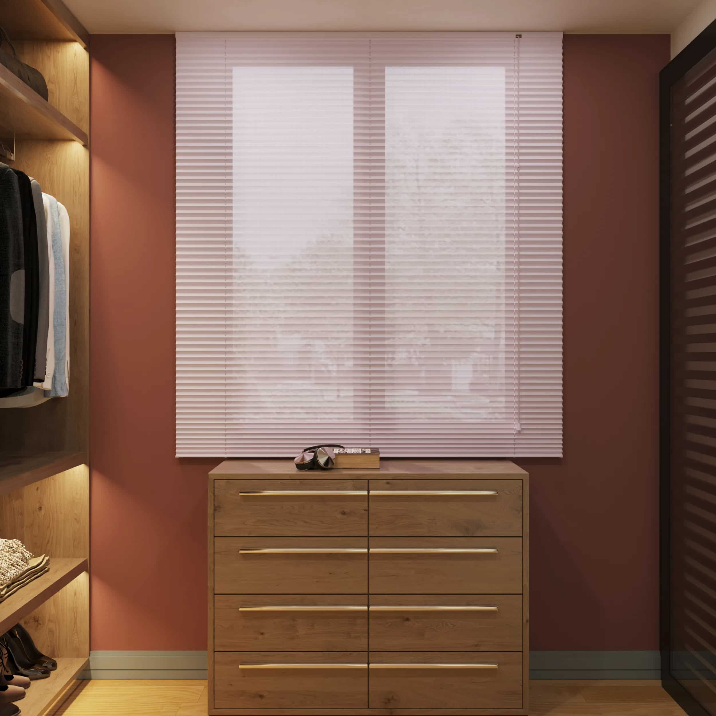 Pink Pleated Blinds - Add a Touch of Elegance to Your Space